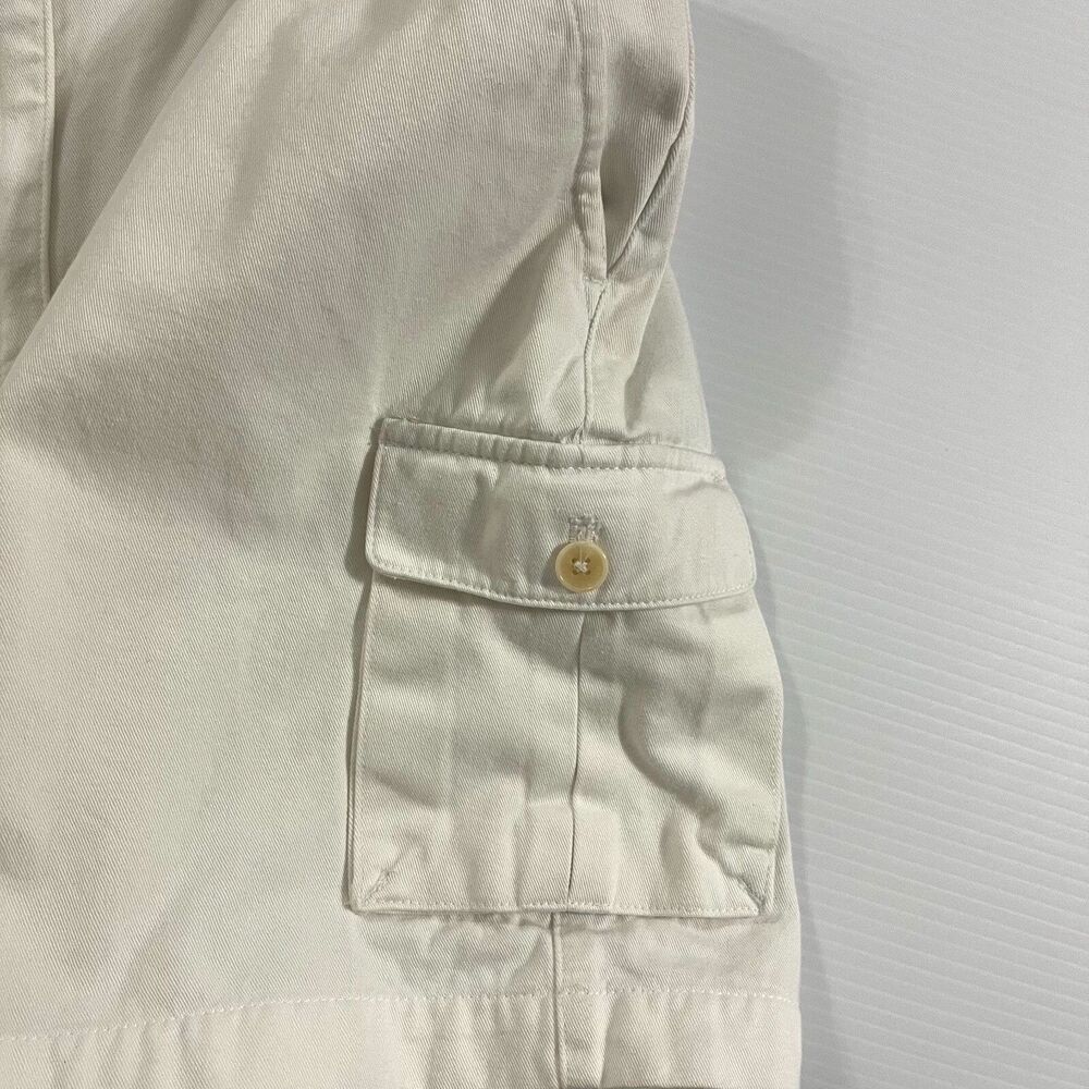 Lauren Ralph Lauren 100% Cotton White Shorts Sz 12 Women's Golf Casual Travel - Picture 6 of 8